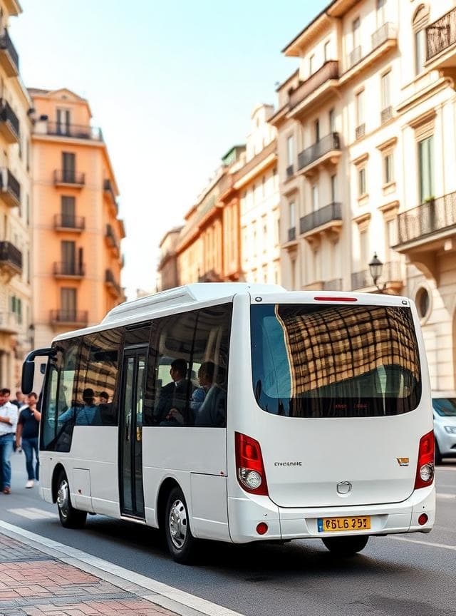 Minibus Rentando in cittÃ
